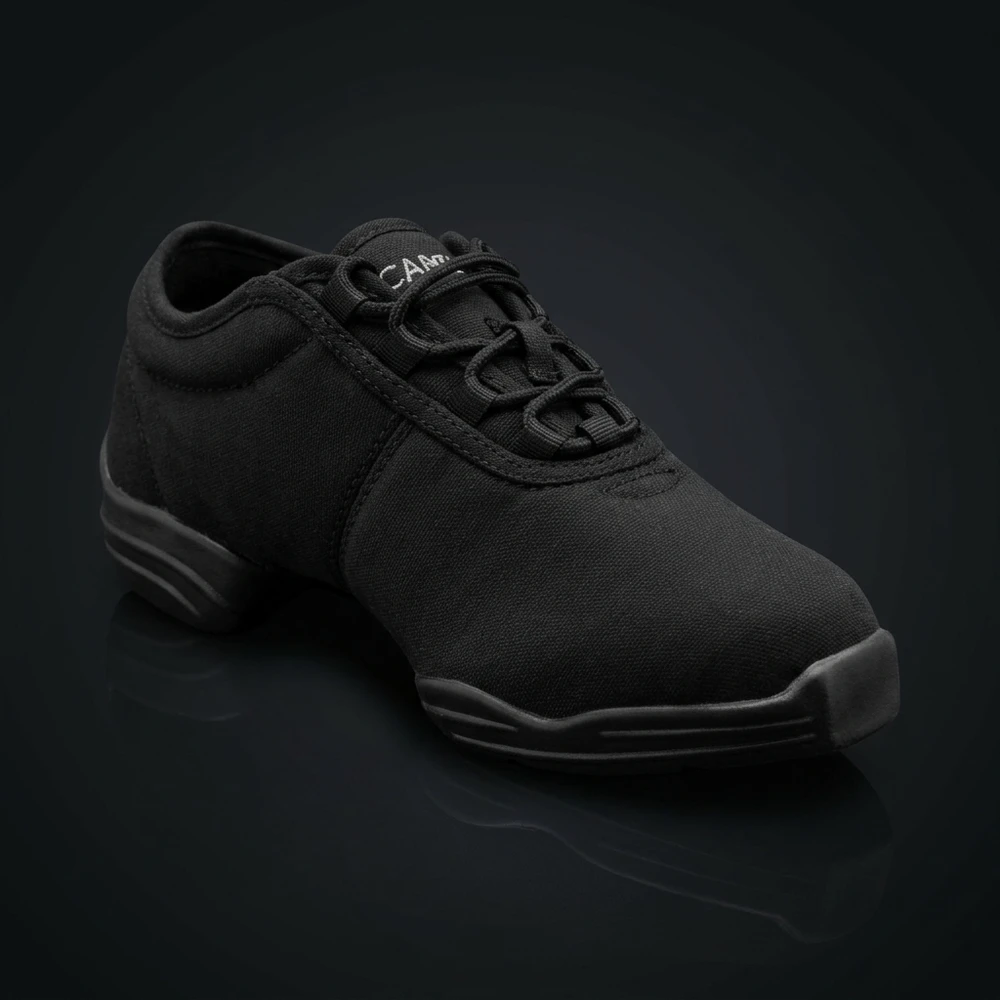 Capezio Canvas Dance Sneaker three-quarter front view
